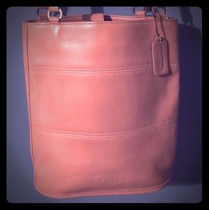 Vintage Coach Bucket Tote
